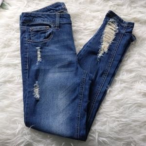 Rue 21 | Ripped Jeggings Mid Rise